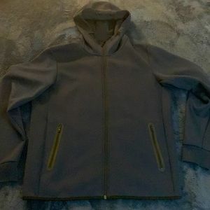 Mens performance uniqlo blue jacket